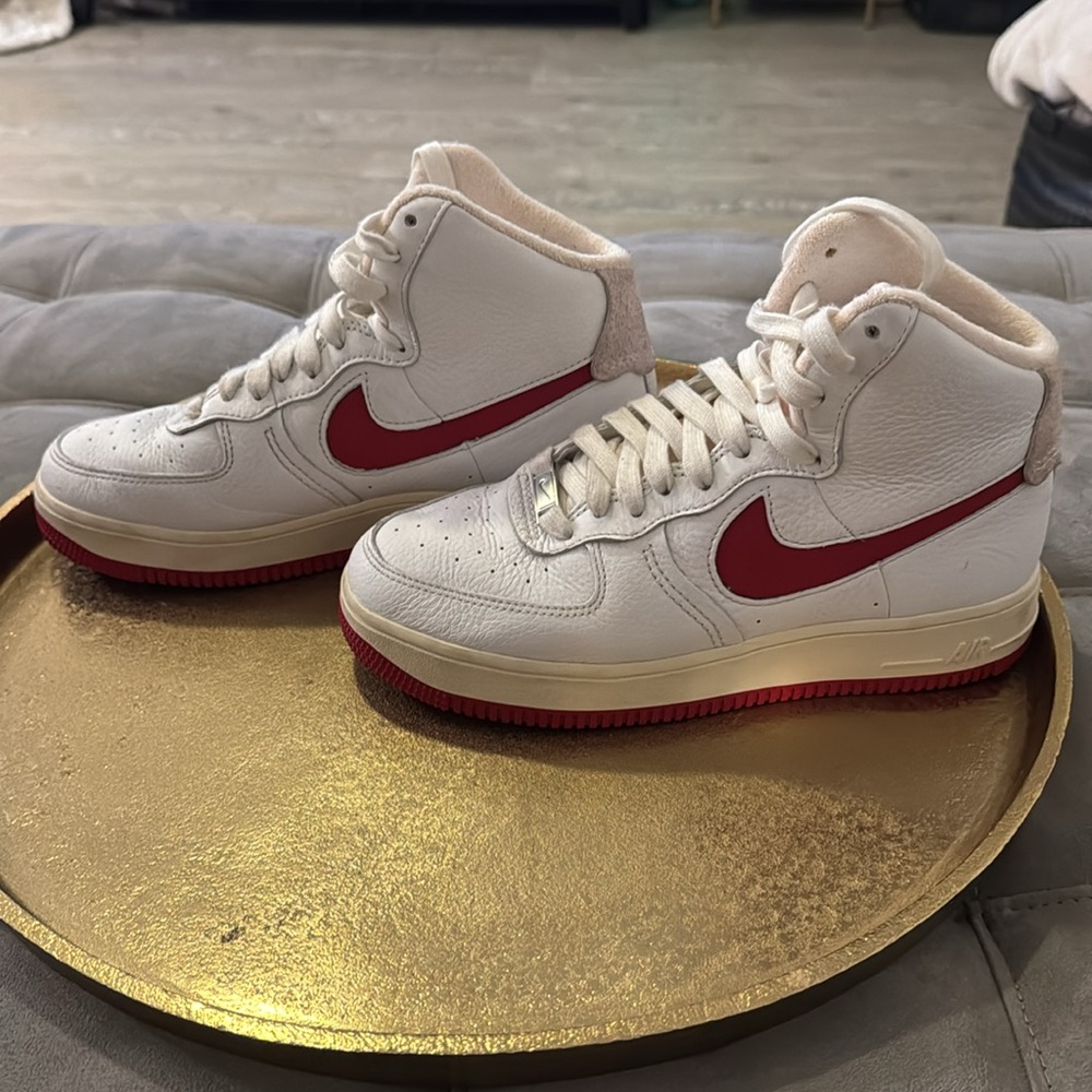Nike Women's Air Force 1 High Sculpt Gym Red Size 8 - Picture 3 of 7